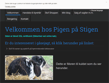 Tablet Screenshot of pigenpaastigen.dk
